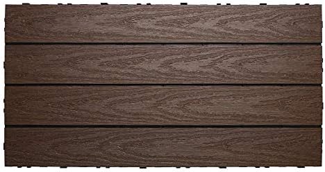 UltraShield Naturale 1 ft. x 2 ft. Quick Deck Outdoor Composite Deck Tile in by NewTechWood