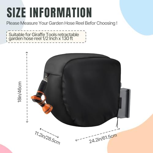 Hose Reel Cover, 600D 24.2"Lx11.2"Wx18"H - Image 2