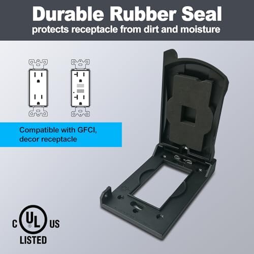 3 Pack BESTTEN Outdoor Outlet Cover - Image 6