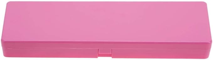 Nail Art Palette, 24 Grid Plastic Nail Art Paint Color Mixing Palette Plate Watercolor Pigment Color Mixing Case Manicure Drawing Tray(Rose Red)