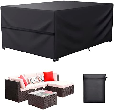 Patio Furniture Cover, Outdoor Furniture Cover Waterproof 75*47*29 In by LCGOD