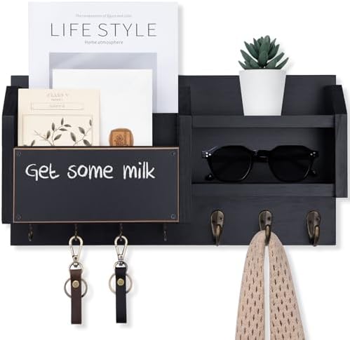 Lwenki Mail and Key Holder – Wall Mount Key Hanger - Image 7
