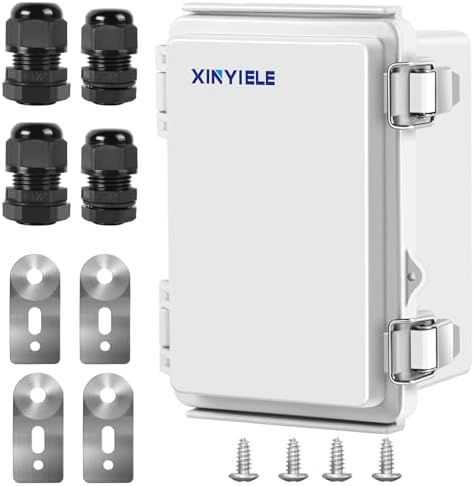 Waterproof Outdoor Project ABS Plastic Junction Box IP67 Weatherproof Dustproof by XINYIELE