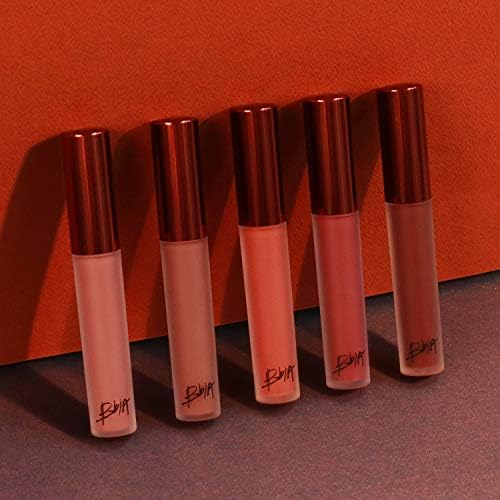 BBIA Last Velvet Lip Tint - Soft & Creamy Matte Finish Lip Stain, Blur Effect with Velvety Texture, Long-Lasting, High Pigment, Lightweight, Non-Drying, Korean Lip Makeup (23 ROMANTIC NOTE)