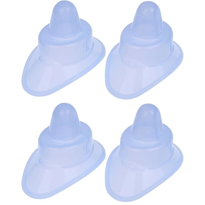 4Pcs Silicone Eye Wash Cup with Scale, Reusable Eye Wash Cleaner Eyewash Soft Eye Bath Cup Eye Wash Cup For Elderly Women Men Children