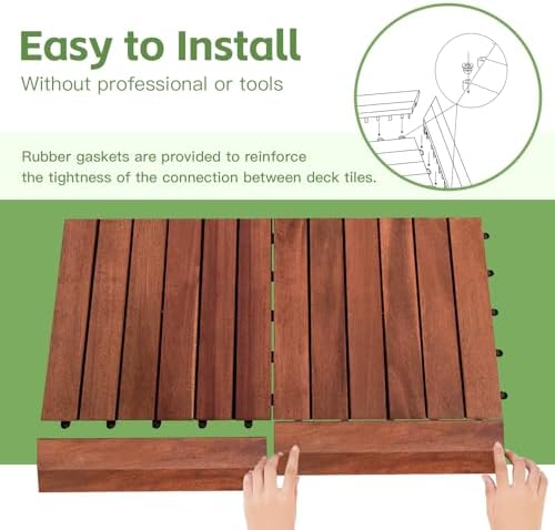 PrimeZone Solid Acacia Wood Edge Trim Set - Image 6