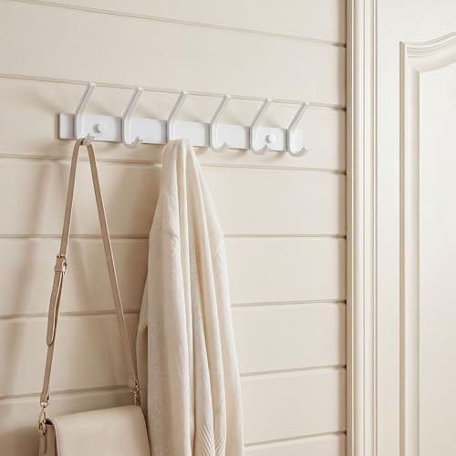 WEBI Coat Rack Wall Mounted, Coat Hooks Wall Mount, Coat Hanger Wall Hook Rack - Image 2