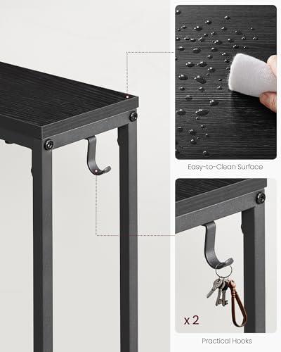 VASAGLE 39.4" Console Table Set of 2, Couch Tables - Image 6