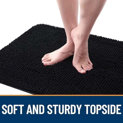 OLANLY Dog Door Mat for Muddy Paws 32x20, Super Absorbent Chenille Mud Mat - Image 4