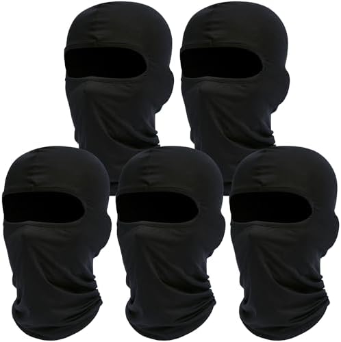 ROXUN Balaclava Ski Mask, 5 Pack Neck Gaiter Motorcycle Summer Cooling by Roxun