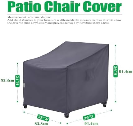 F&J Outdoors Patio Chair Covers - Image 2