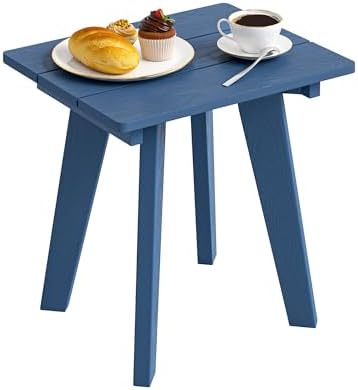 Homejoy HDPE Outdoor Side Table, Small Outdoor Table by HOMENJOY