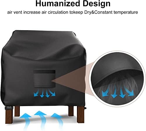 Mrrihand Patio Chair Covers Waterproof, Lounge Deep Seat Cover, Heavy Duty - Image 4