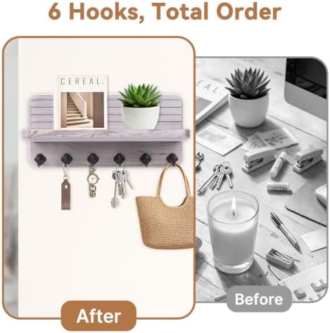 Key Holder for Wall, Mail Organizer Wall Mount - Image 3
