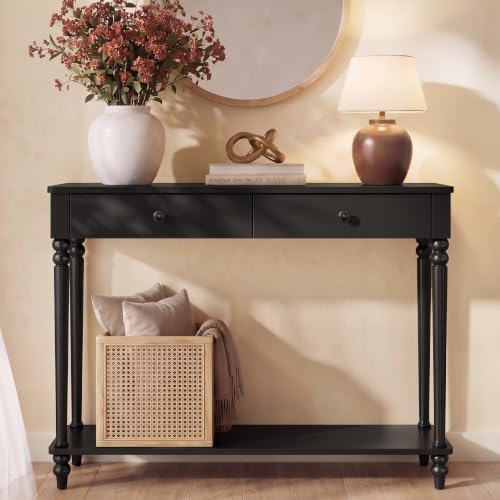 VASAGLE 39.3"Console Table, Narrow Entryway Sofa Table by VASAGLEbySONGMICSHOME