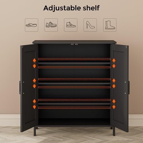 Homleke Farmhouse Shoe Cabinet - Image 4