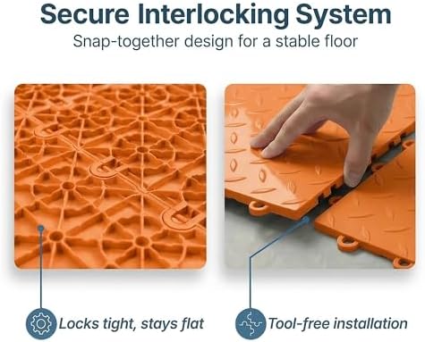 IncStores Nitro Garage Tiles 12"x12" Interlocking Garage Flooring - Image 4