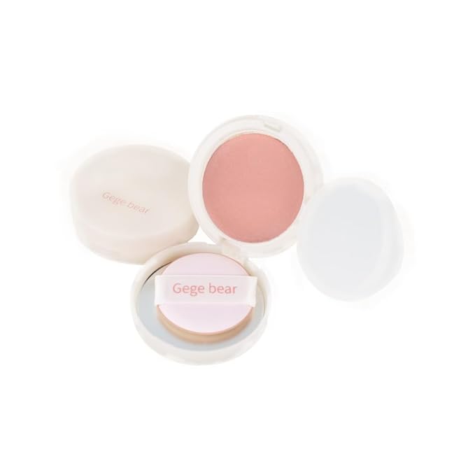 Silky Matte Blush,Blush Powder for Cheeks,Long-Lasting, Natural Look, Powder Blush Palette, Complements All Skin Tones