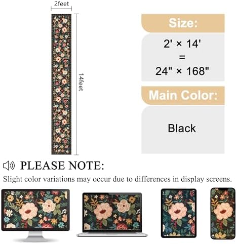 DUKINO 2x14 Runner Rug, Washable Long Kitchen Runner Rug Non Slip - Image 2