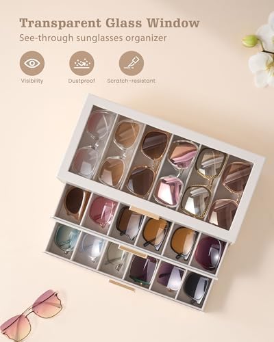 Lolalet Sunglasses Storage Box for Women - Image 4