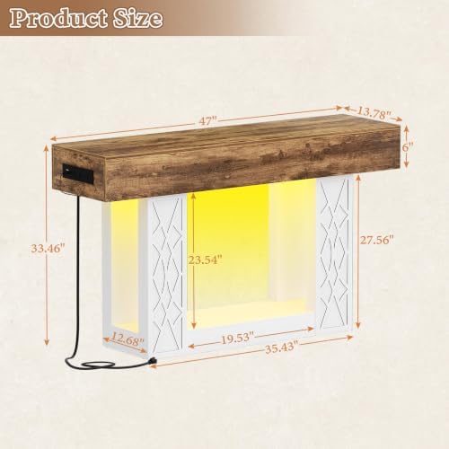 Unikito 47" Console Sofa Table - Image 2