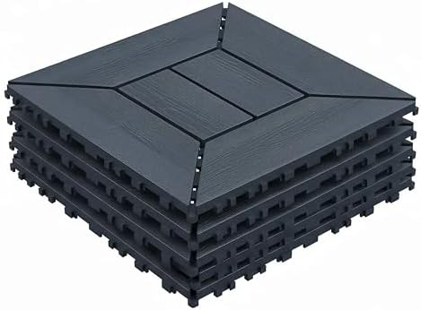 Interlocking Deck Tiles, Outdoor Patio Flooring, 44 Pack All Weather Waterproof by YumiMuasy