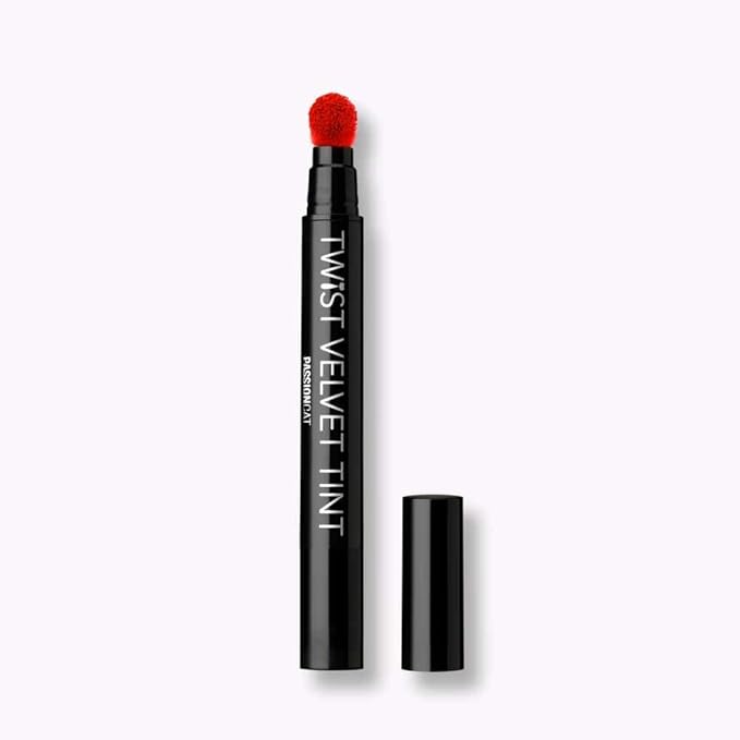 PASSIONCAT Long Lasting Lip Stain for Lips and Cheek Tint | High Pigment Color | lightweight Matte Finish | Weightless | Full Coverage | Twist Velvet Tint #1 (No.1)