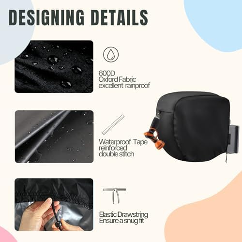 Hose Reel Cover, 600D 24.2"Lx11.2"Wx18"H - Image 4