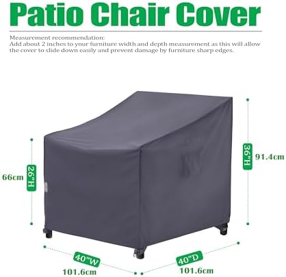 F&J Outdoors Patio Chair Covers - Image 2