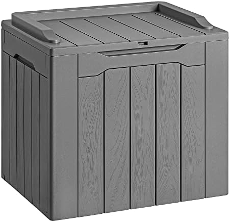 Devoko 30 Gallon Resin Deck Box Outdoor Indoor Waterproof Storage Box by DEVOKO