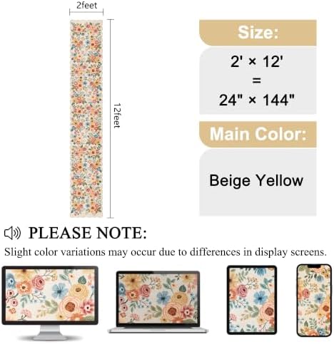 DUKINO 2x12 Washable Runner Rug, Long Runner Rug - Image 2