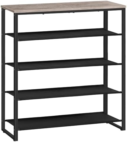 HOOBRO Shoe Rack, 5 Tier Shoe Storage Organizer by HOOBRO