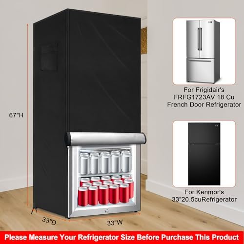 Outdoor Refrigerator Cover Dustproof - Image 2