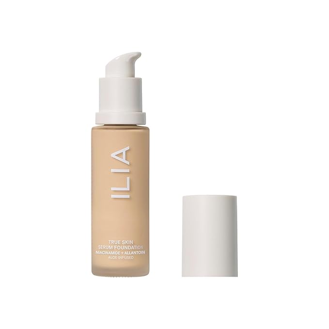 ILIA - True Skin Serum Foundation | Non-comedogenic, Cruelty-Free, Vegan, Weightless Feel, Buildable Coverage, Safe For Sensitive Skin (Cozumel SF1.75)