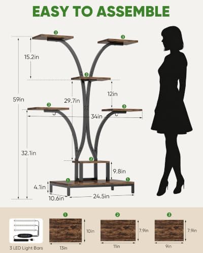 7 Tiered Plant Stand Indoor - Image 2