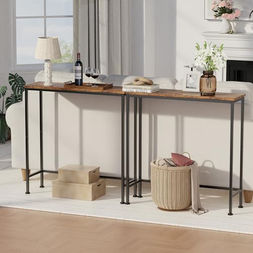 Narrow Console Table, 29.5" Small Entryway Table, Thin EntranceTable, Sofa Table - Image 6