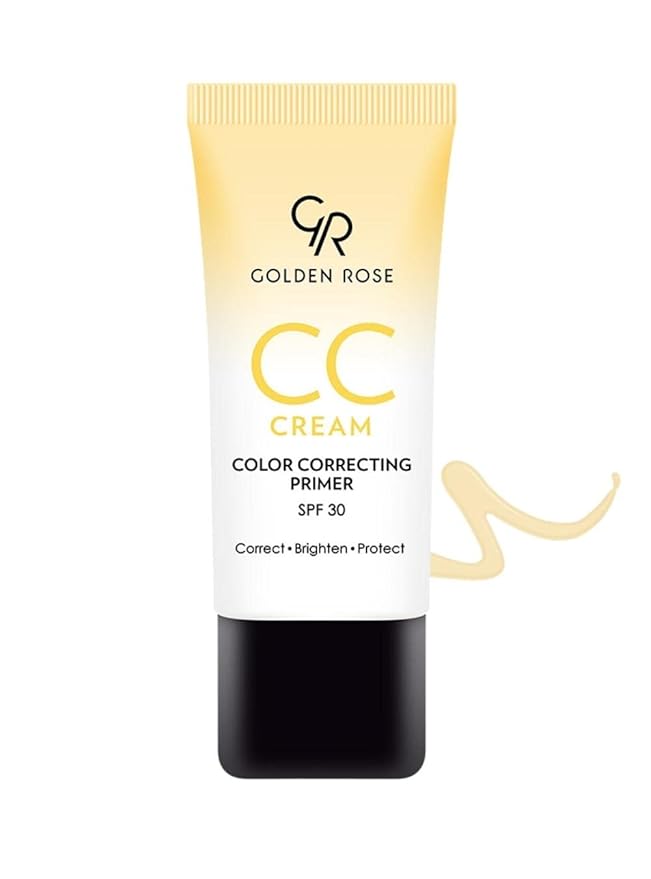 Golden Rose Makeup CC Cream Color Correcting Primer - (Yellow)