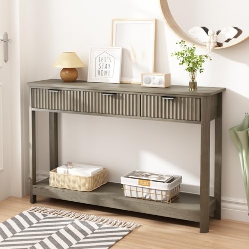 HOKYHOKY Set of 2 Fluted Console Table - Image 7