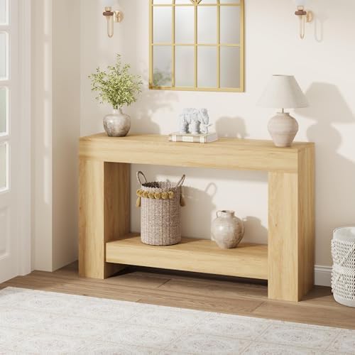 GarveeHome 47" Farmhouse 2-Tier Console Table - Image 3