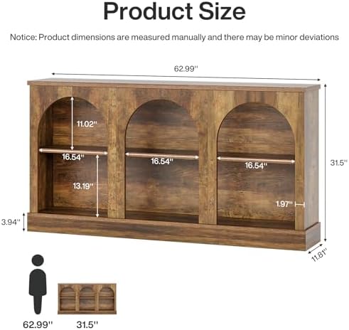 Tribesigns Arched Console Table - Image 2