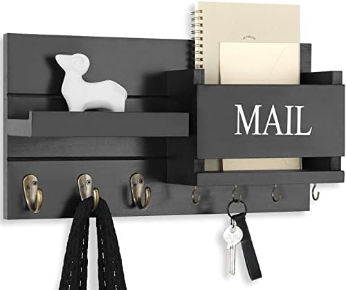 Lwenki Mail Organizer for Wall Mount – Key Holder by Lwenki