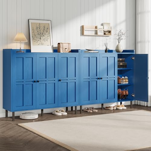 ONBRILL Shoe Cabinet with 3 Doors & Adjustable Shelves - Image 4