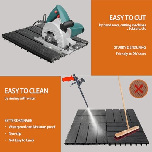 Polymer Interlocking Composite Deck Tiles Outdoor - Image 6