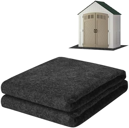 ToLanbbt Outdoor Storage Shed Floor Mat, 3 x 3 FT Waterproof Carport Mat by ToLanbbt