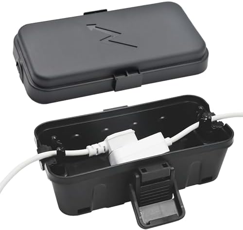 Hrensaw Small Weatherproof Electrical Connection Box, Outdoor Electrical Box - Image 3
