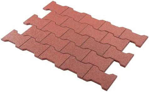 Playsafer Rubber Garden Pavers ¾” Thick Interlocking Safety Tiles - Image 4