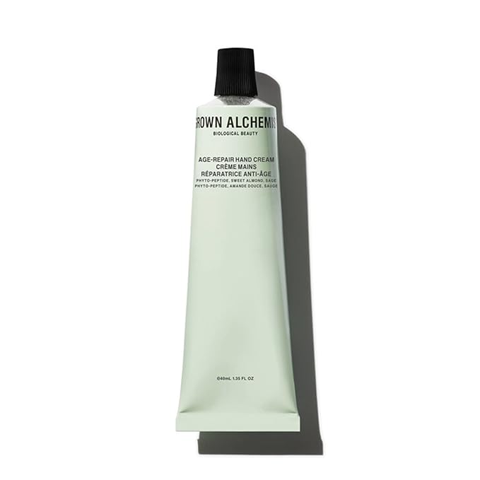 Grown Alchemist Age-Repair Hand Cream - Phyto-Peptide, Sweet Almond, Sage. Non-Greasy Anti Aging Moisturizer Soothes and Softens Hands (40ml)