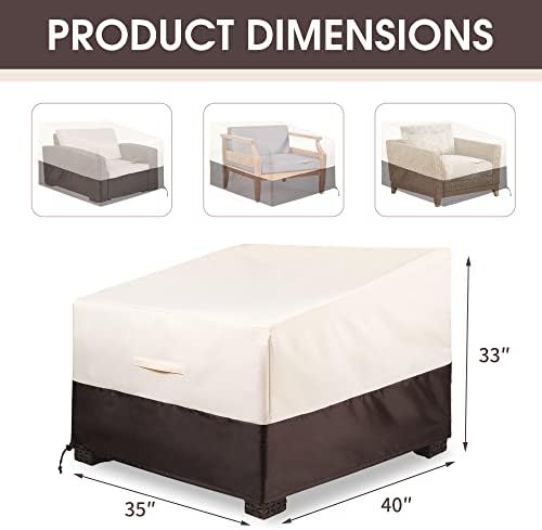 ALSTER Patio Chair Covers, Lounge Deep Seat Cover, Heavy Duty and Waterproof - Image 6