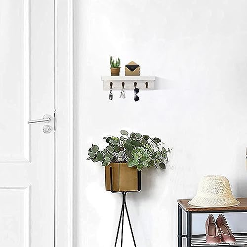 Key Holder Wall Mount, Farmhouse Wall Shelf - Image 5