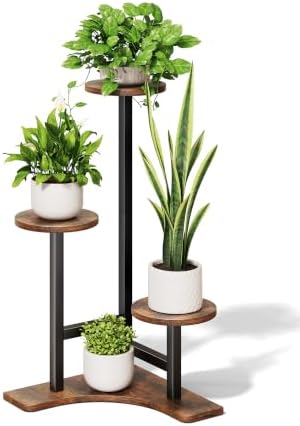 Homsorout Plant Stand Indoor, 3 Tier Corner Plant Stand by Homsorout